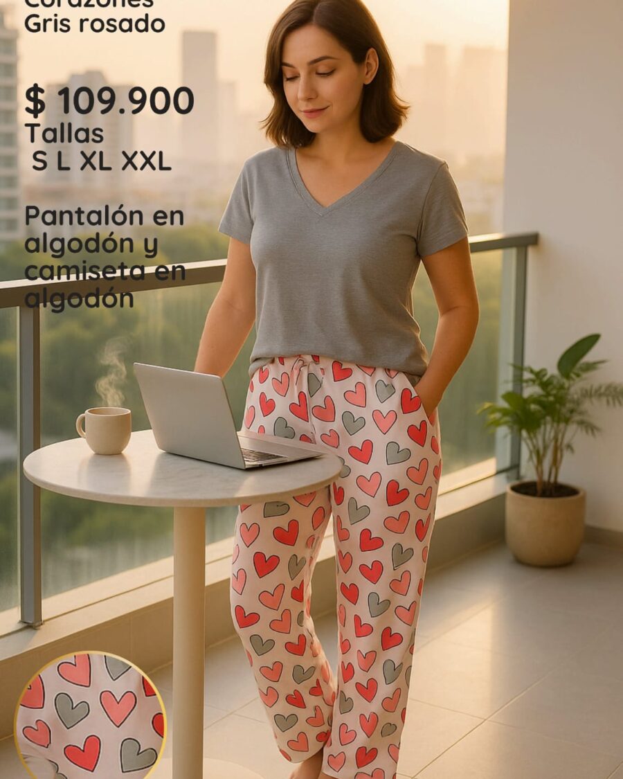 Pijama Corazones
